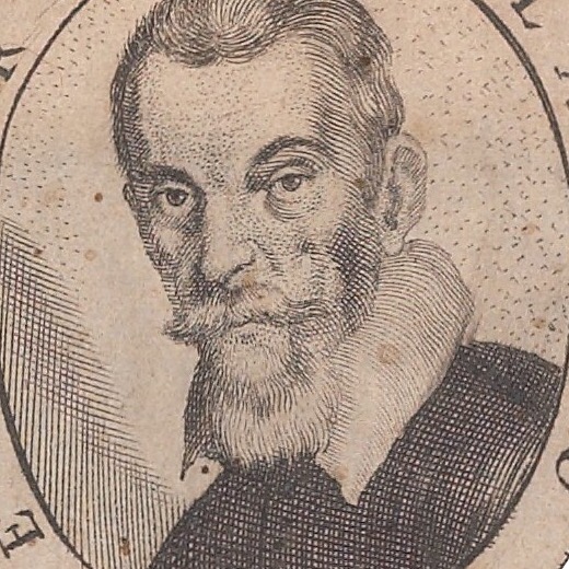 Porträtt av Claudio Monteverdi.